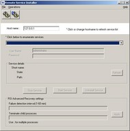 Remote Service Installer screenshot